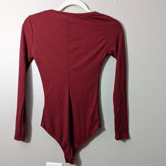 Charlotte Russe Lace Up Bodysuit - Picture 3 of 3